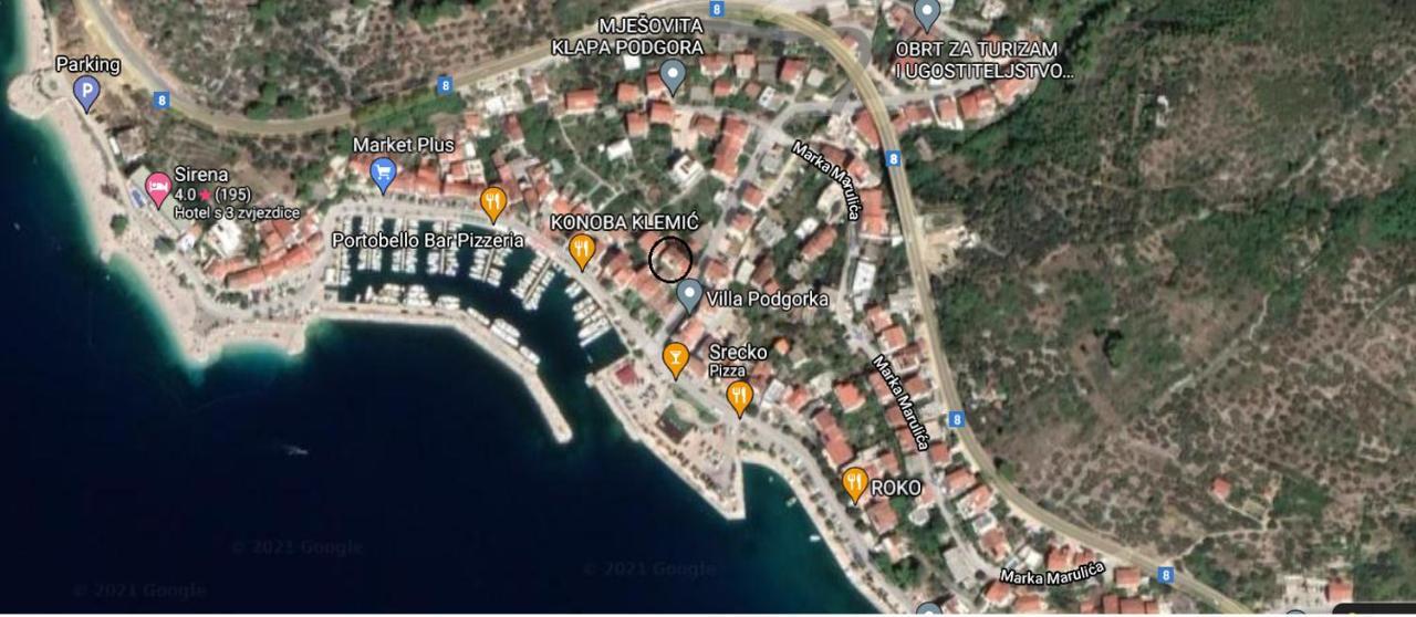 Apartman Andela Podgora Dış mekan fotoğraf